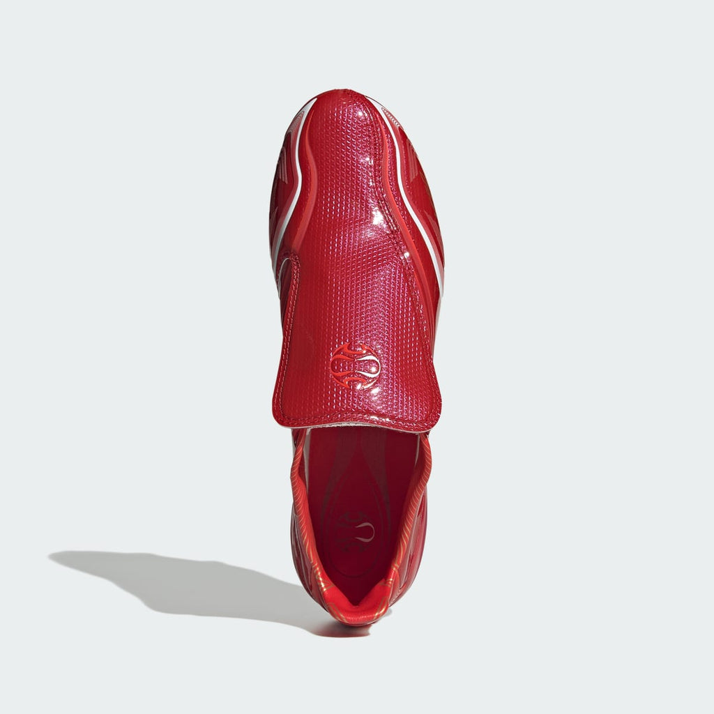 Adidas Women's F50 Tunit Firm Ground Soccer Cleats - Power Red / Hi-Res Red / Cloud White - Image 3