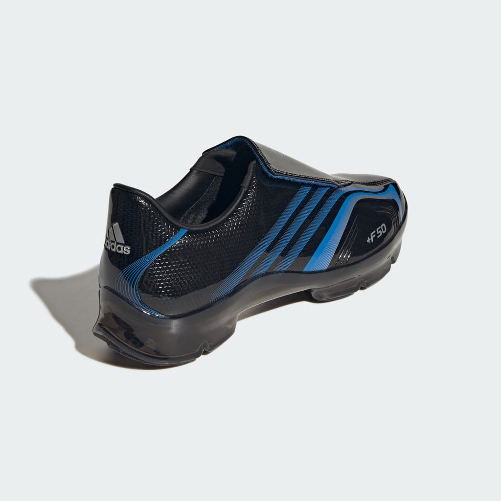 Adidas Men's F50 WALKABLE SHOES - Core Black / Lucid Ray Blue / Silver Metallic - Image 5