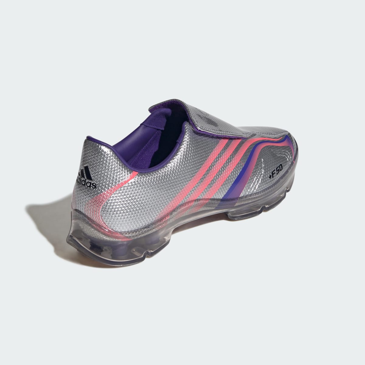 Adidas Men's F50 WALKABLE SHOES - Solar Purple / Solar Turbo / Silver Metallic - Image 5
