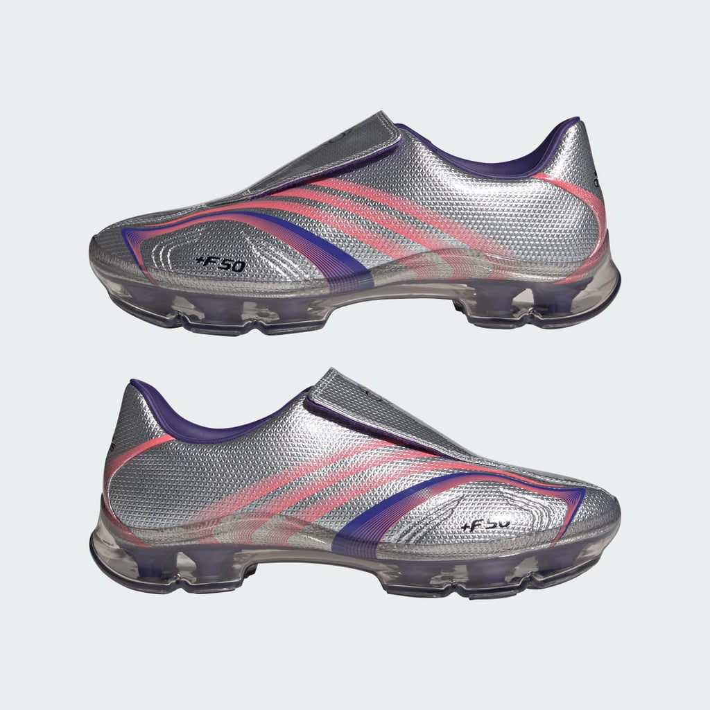 Adidas Men's F50 WALKABLE SHOES - Solar Purple / Solar Turbo / Silver Metallic - Image 7