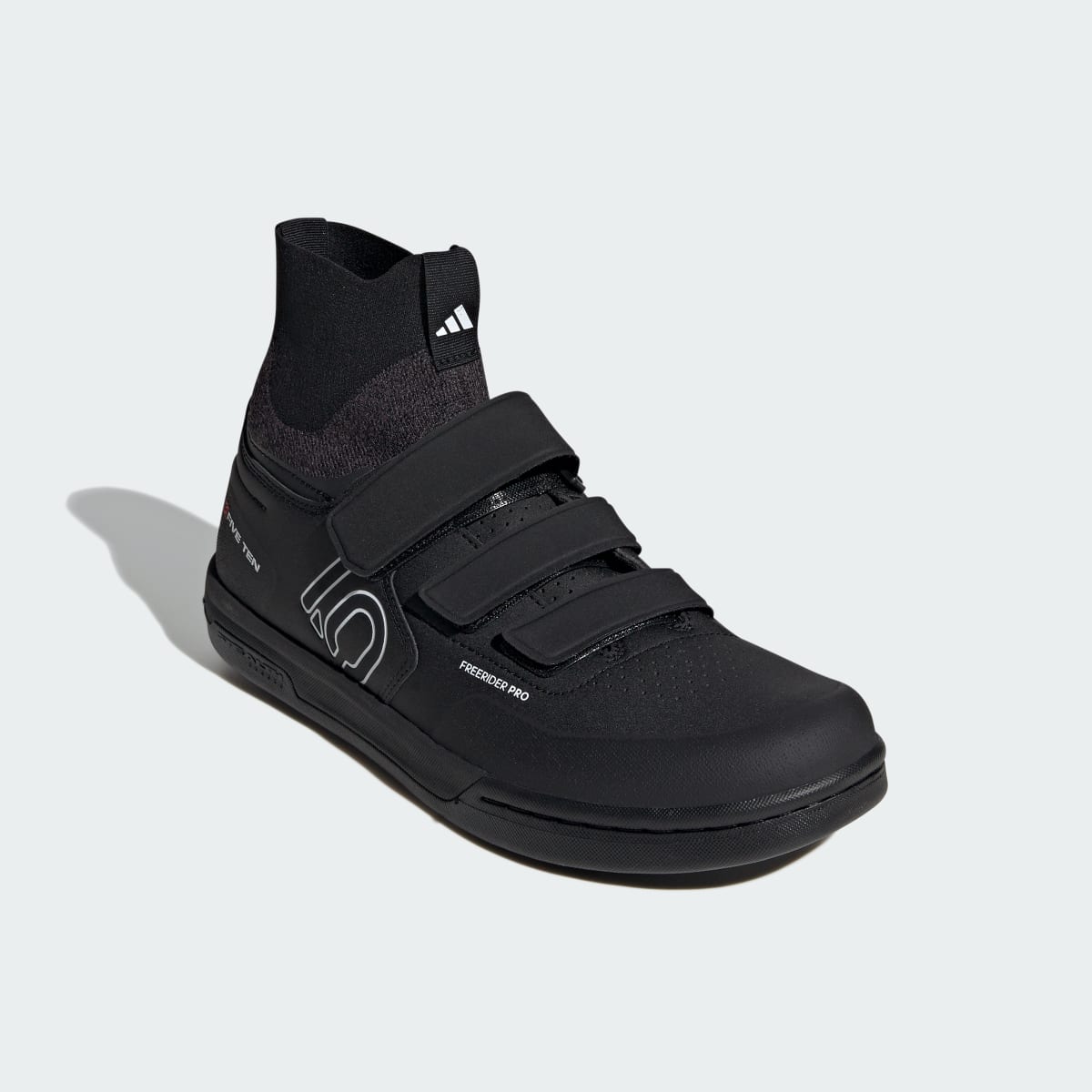 Adidas Men's Five Ten Freerider Pro Mid Mountain Bike Shoes - Core Black / Cloud White / Carbon - Image 4