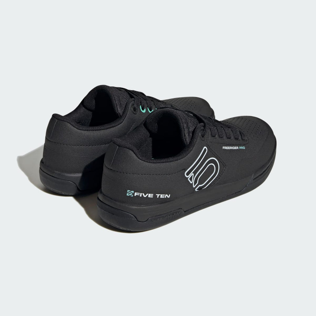 Adidas Women's Five Ten Freerider Pro Mountain Bike Shoes - Core Black / Crystal White / Acid Mint - Image 7