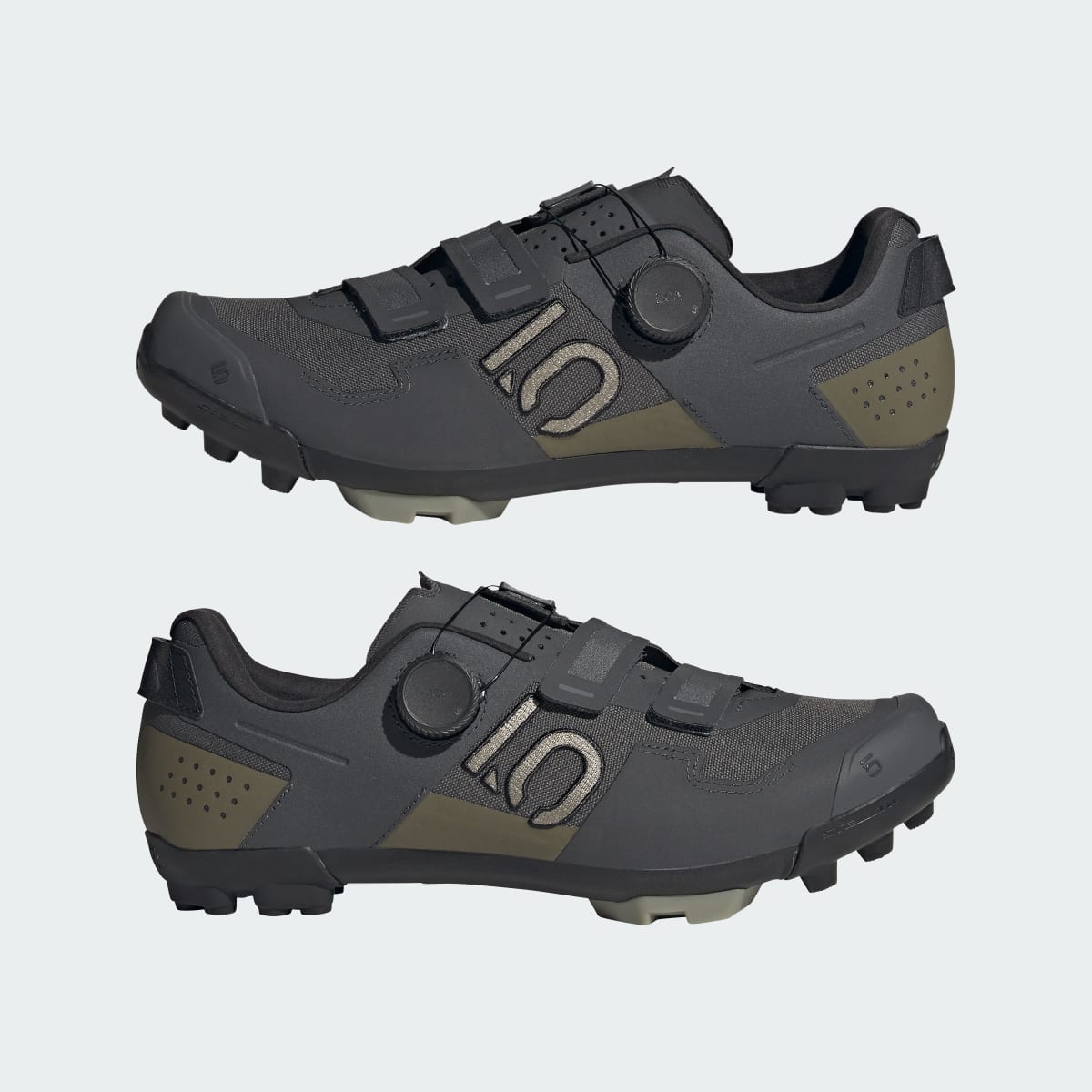 Adidas Men's Five Ten Kestrel BOA Mountain Bike Shoes - Grey Six / Silver Pebble / Olive Strata - Image 7