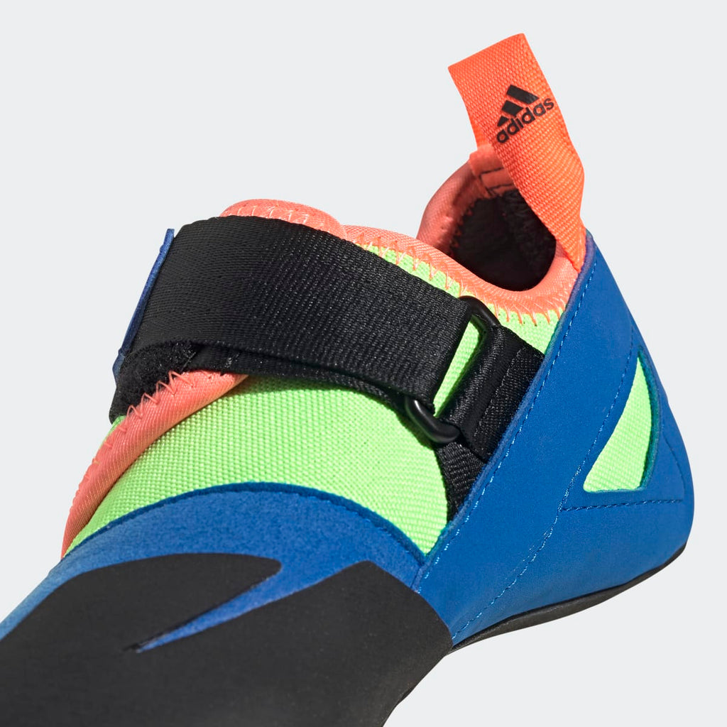 Adidas Kids' Five Ten Kirigami Climbing Shoes - Glow Blue / Signal Coral / Signal Green - Image 9