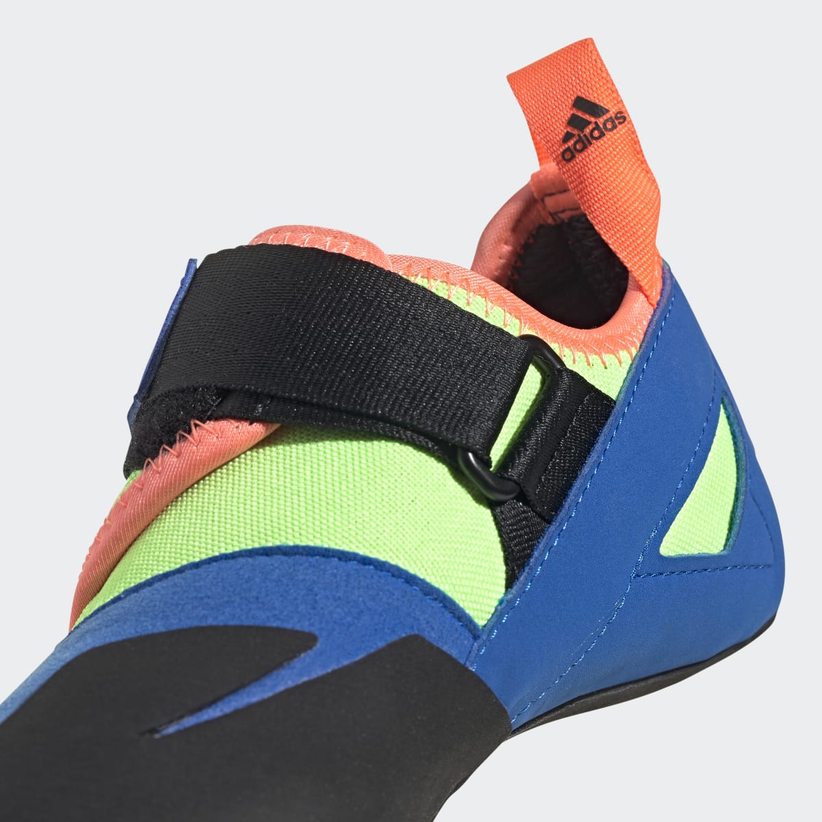 Adidas Kids' Five Ten Kirigami Climbing Shoes - Glow Blue / Signal Coral / Signal Green - Image 9