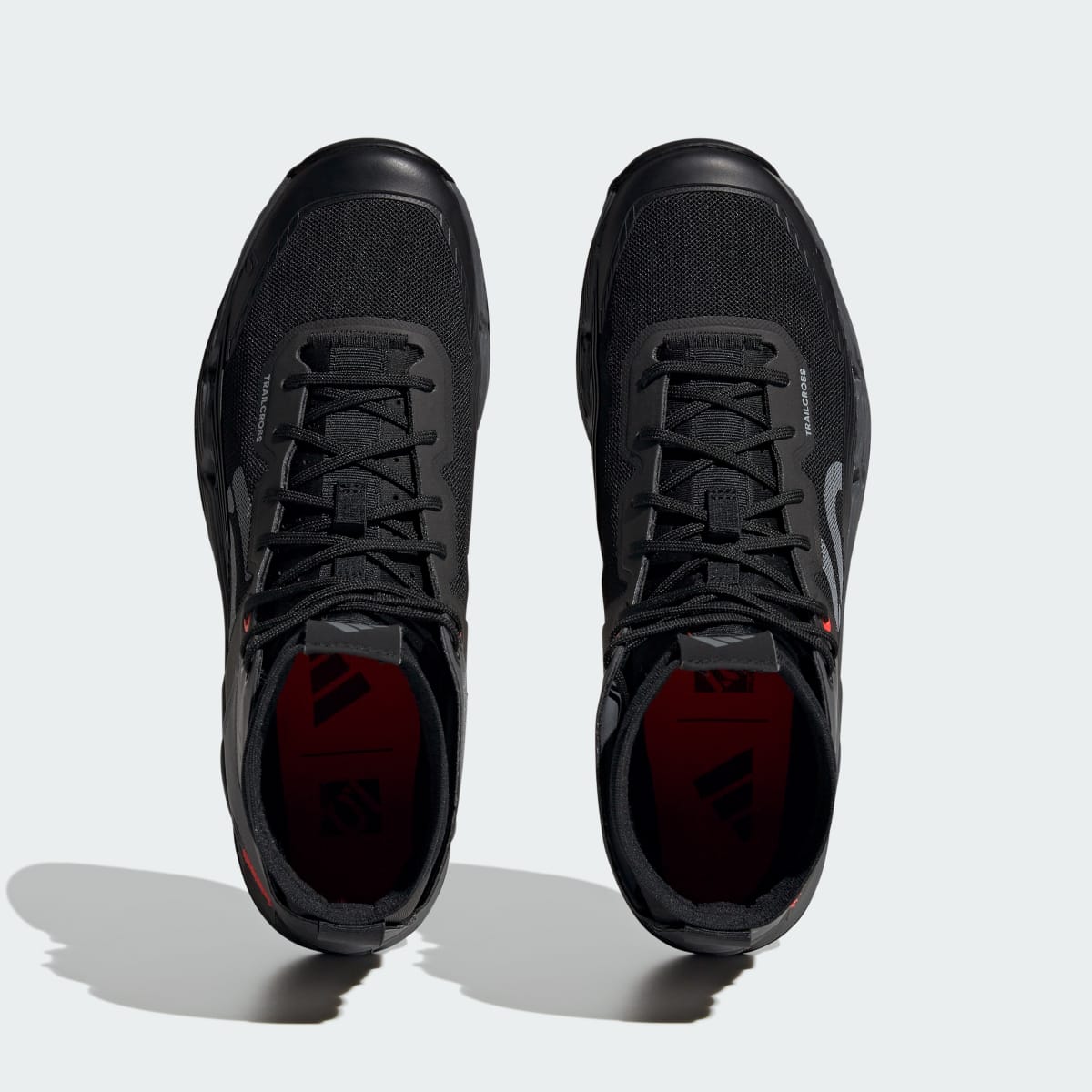 Adidas Men's Five Ten Trailcross Mid Pro Mountain Bike Shoes - Core Black / Grey Two / Solar Red - Image 4