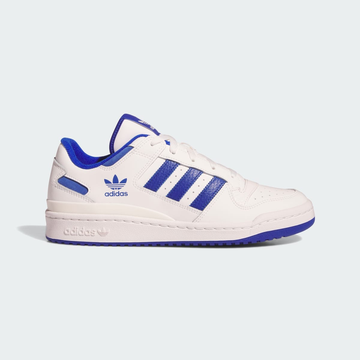 Adidas Women's Forum Low CL Shoes - Core White / Royal Blue / Core White - Image 1