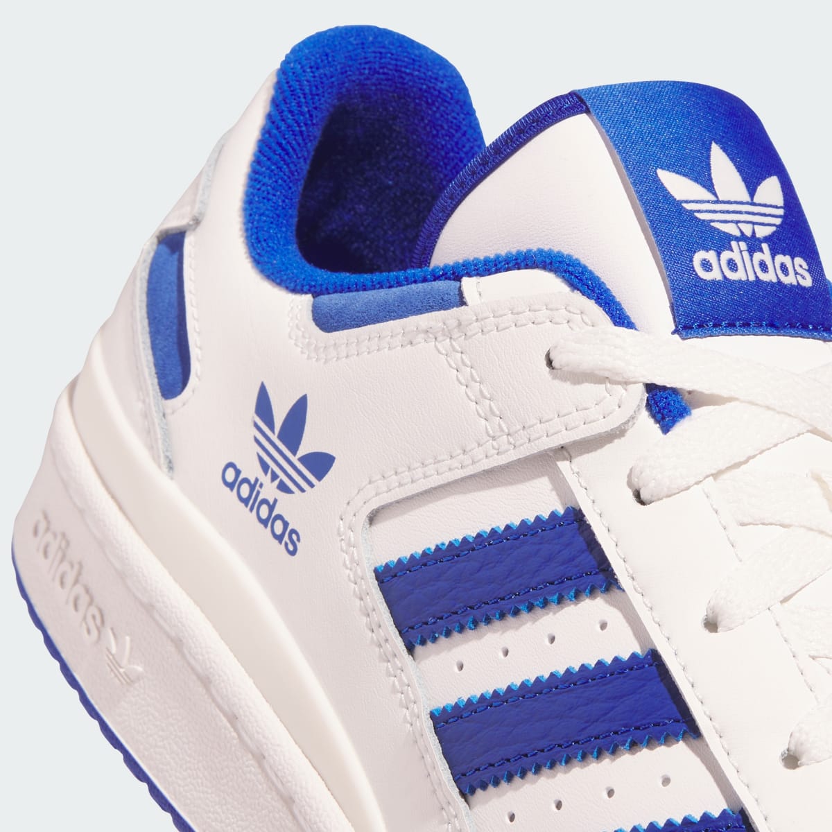 Adidas Women's Forum Low CL Shoes - Core White / Royal Blue / Core White - Image 10