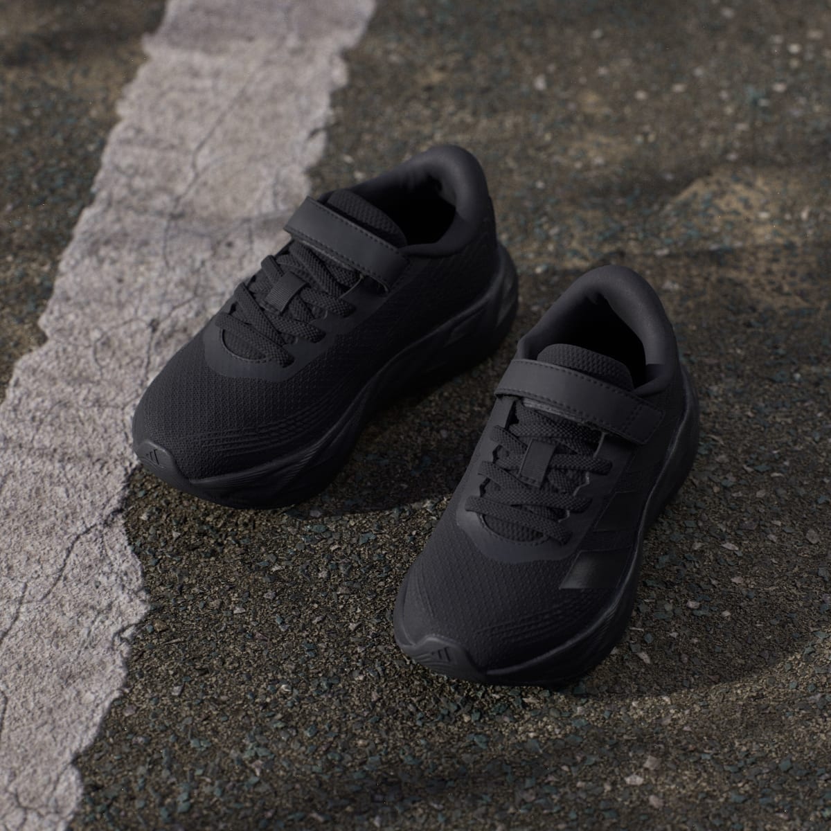 Adidas Kids' GALAXY 8 EL C Shoes - Core Black / Core Black / Core Black - Image 5