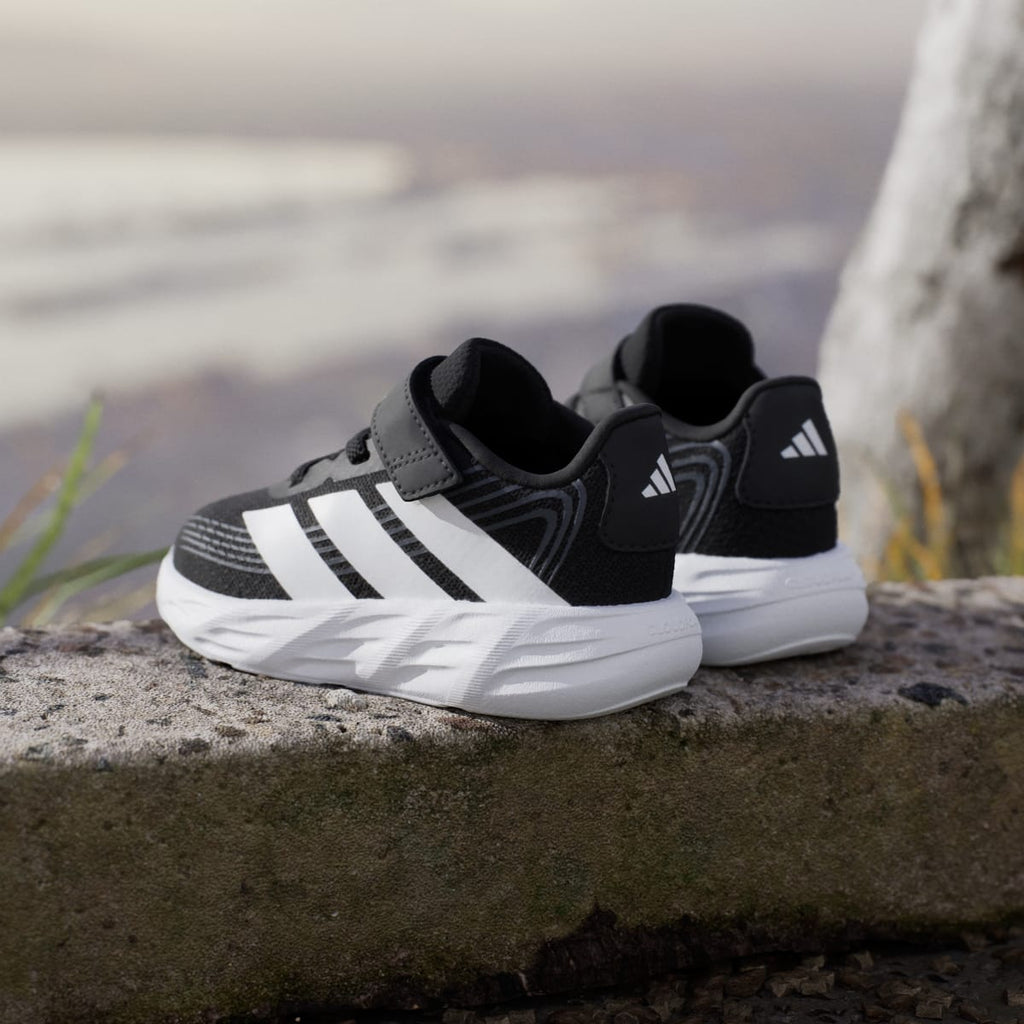 Adidas Kids' GALAXY 8 SHOES INFANT - Core Black / Cloud White / Carbon - Image 6