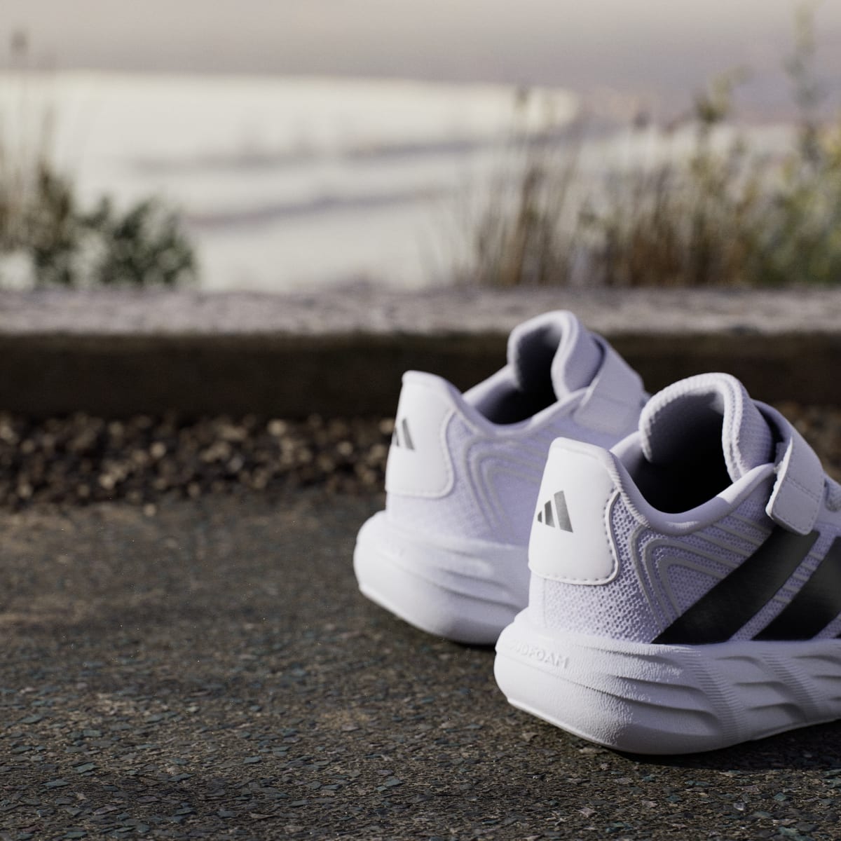 Adidas Kids' GALAXY 8 SHOES INFANT - Cloud White / Core Black / Dash Grey - Image 4