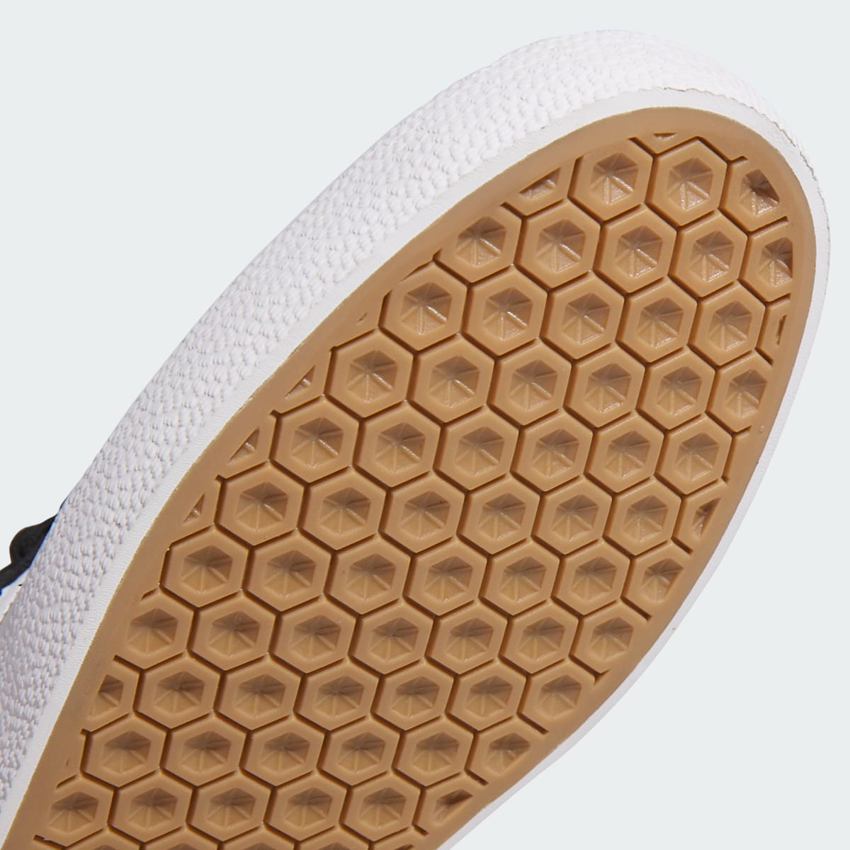 Adidas Men's GAZELLE ADV Shoes - Core Black / Cloud White / Gold Metallic - Image 9