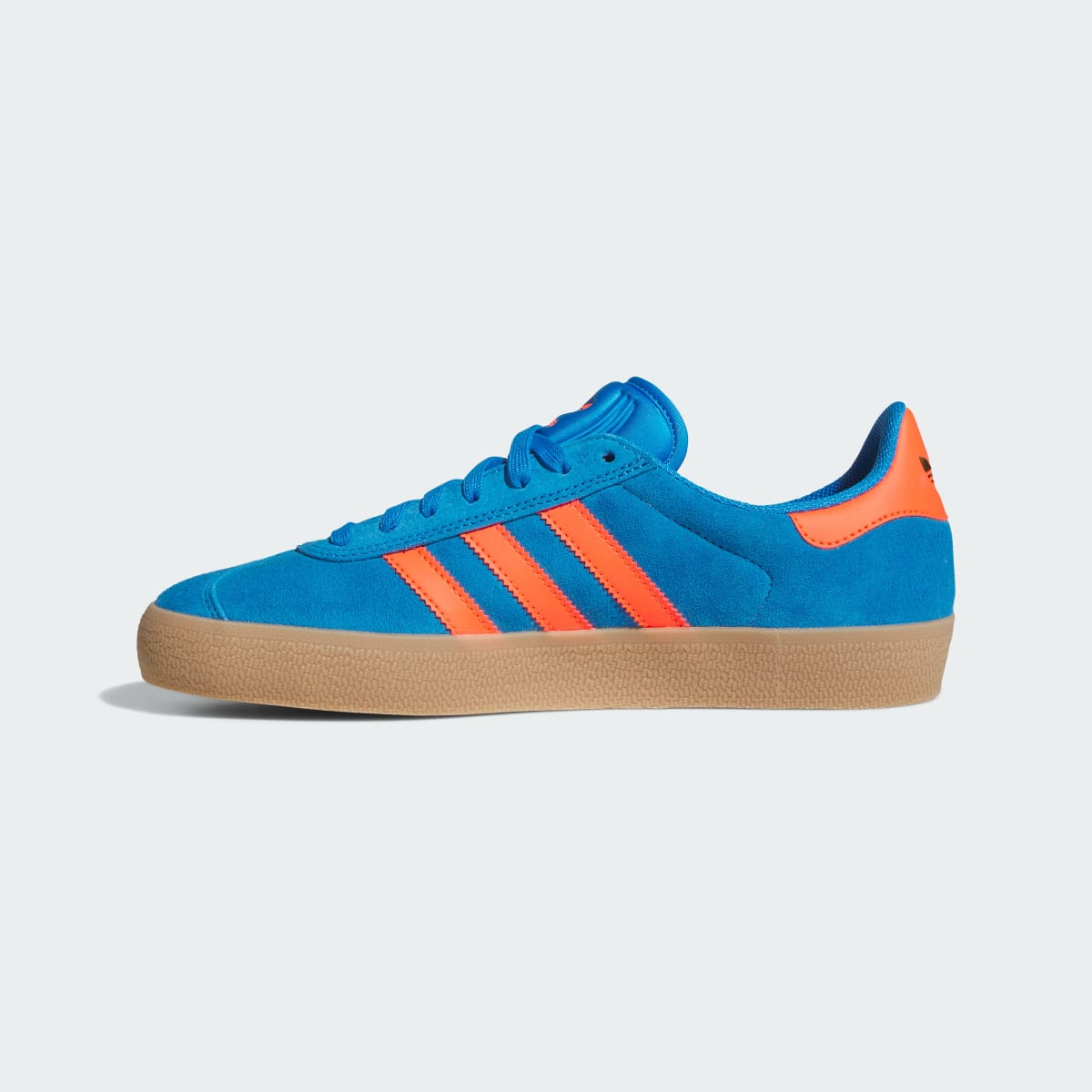 Adidas Men's GAZELLE ADV Shoes - Bright Blue / Solar Red / Gum - Image 6