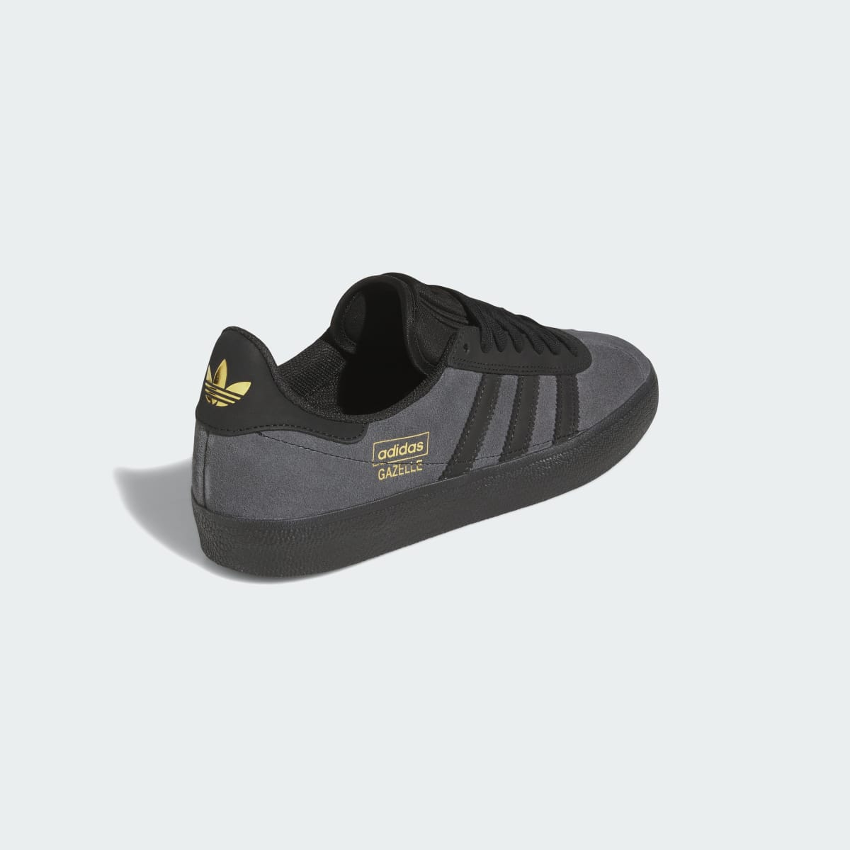Adidas Women's GAZELLE ADV Shoes - Grey Six / Core Black / Gold Metallic - Image 5