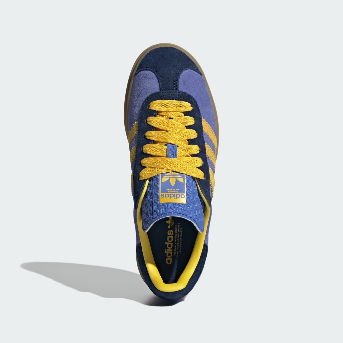 Adidas Women's GAZELLE BOLD SHOES - Night Indigo / Eqt Yellow / Real Lilac - Image 2