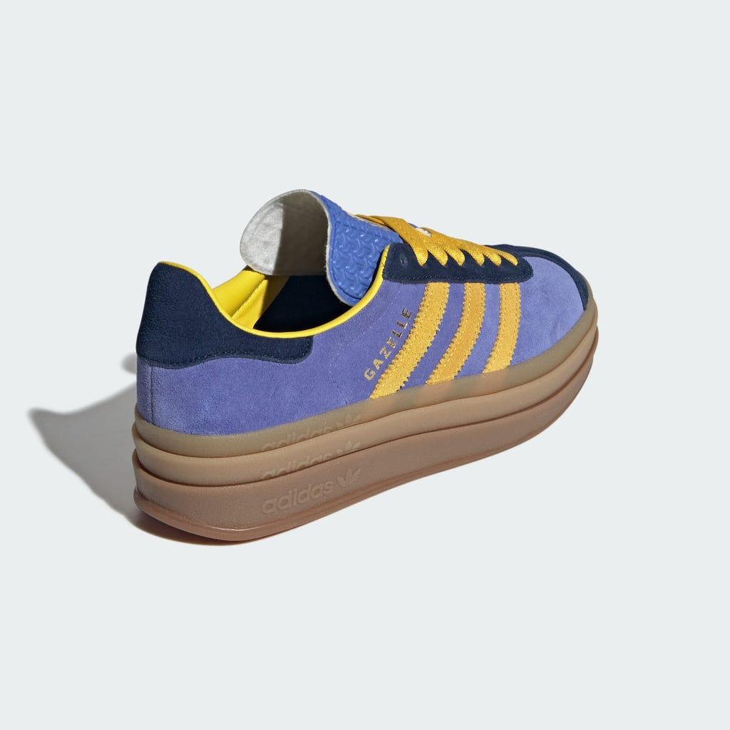 Adidas Women's GAZELLE BOLD SHOES - Night Indigo / Eqt Yellow / Real Lilac - Image 5