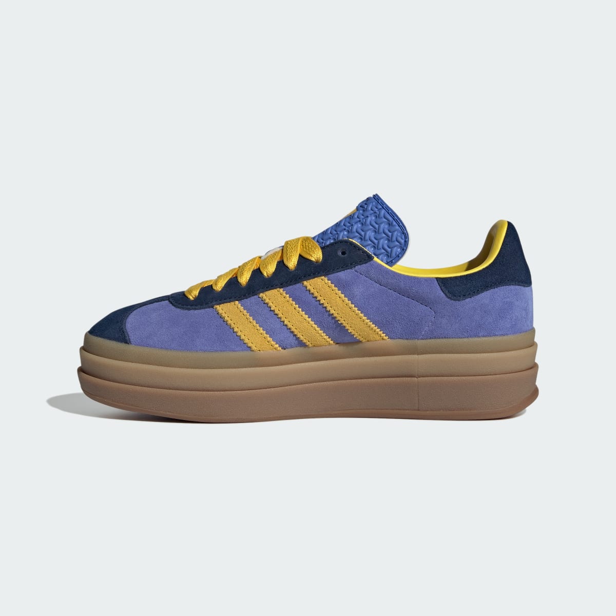 Adidas Women's GAZELLE BOLD SHOES - Night Indigo / Eqt Yellow / Real Lilac - Image 6