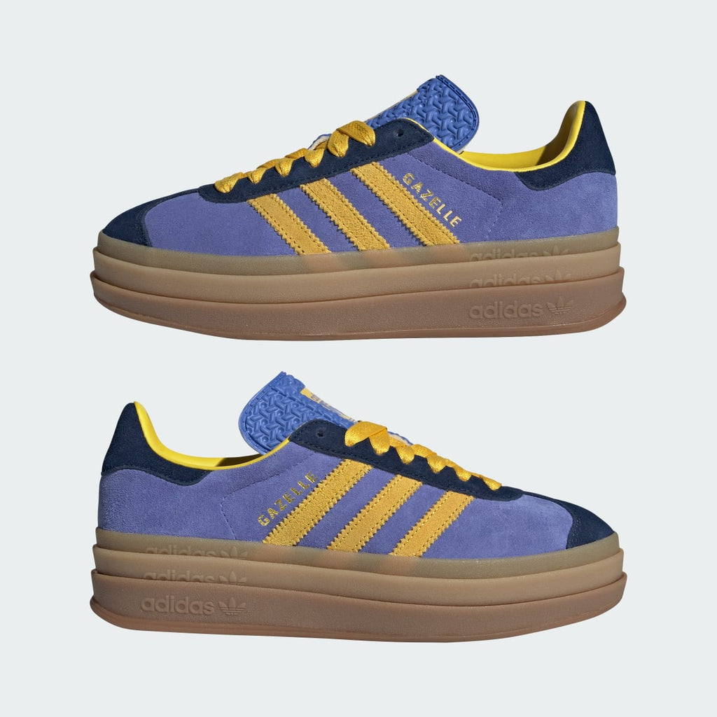 Adidas Women's GAZELLE BOLD SHOES - Night Indigo / Eqt Yellow / Real Lilac - Image 7
