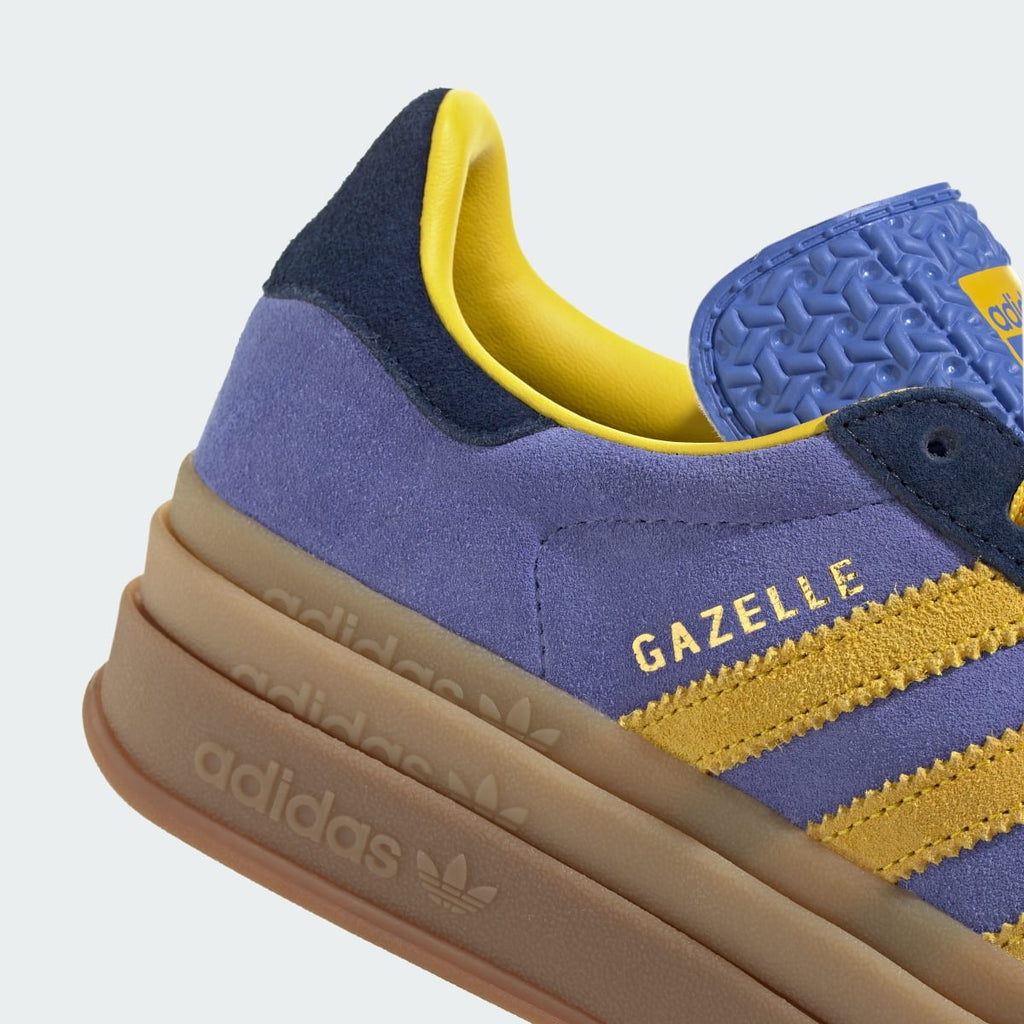 Adidas Women's GAZELLE BOLD SHOES - Night Indigo / Eqt Yellow / Real Lilac - Image 10