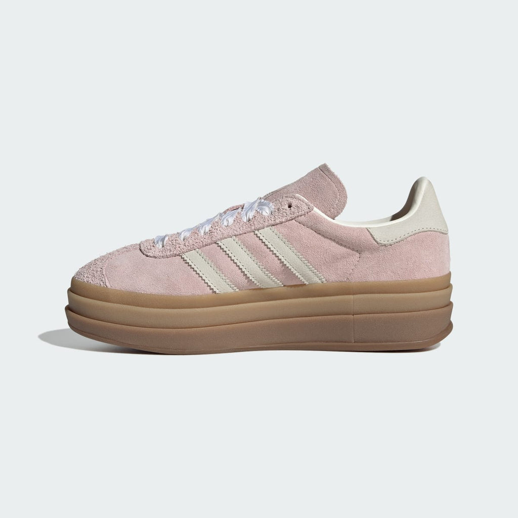 Adidas Women's GAZELLE BOLD SHOES - Sandy Pink / Off White / Copper Metallic - Image 6