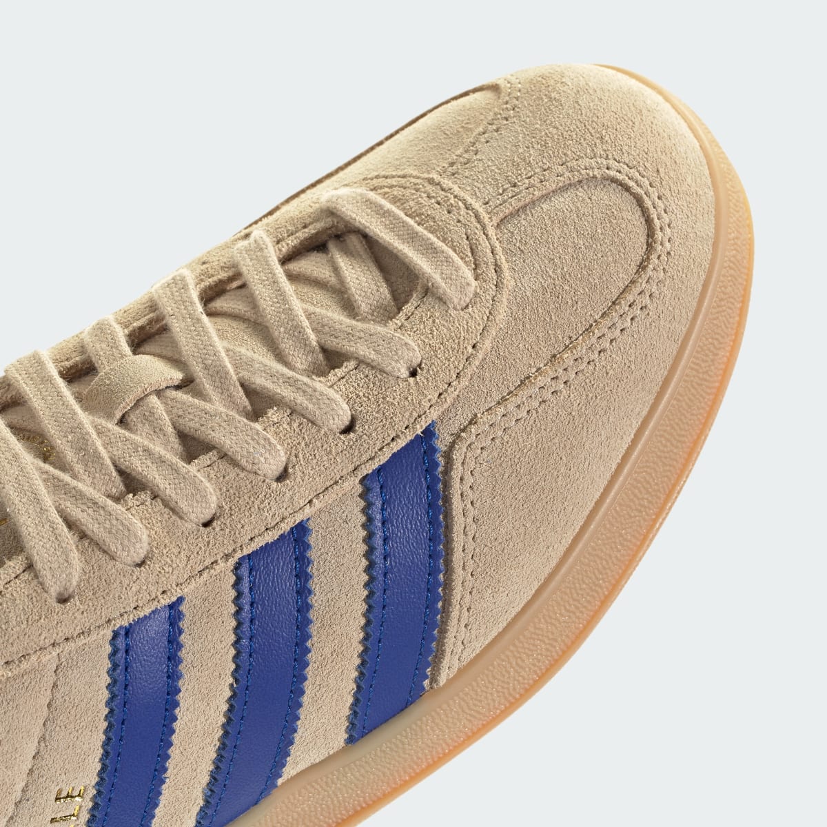 Adidas Men's GAZELLE INDOOR SHOES - Magic Beige / Royal Blue / Wonder White - Image 9