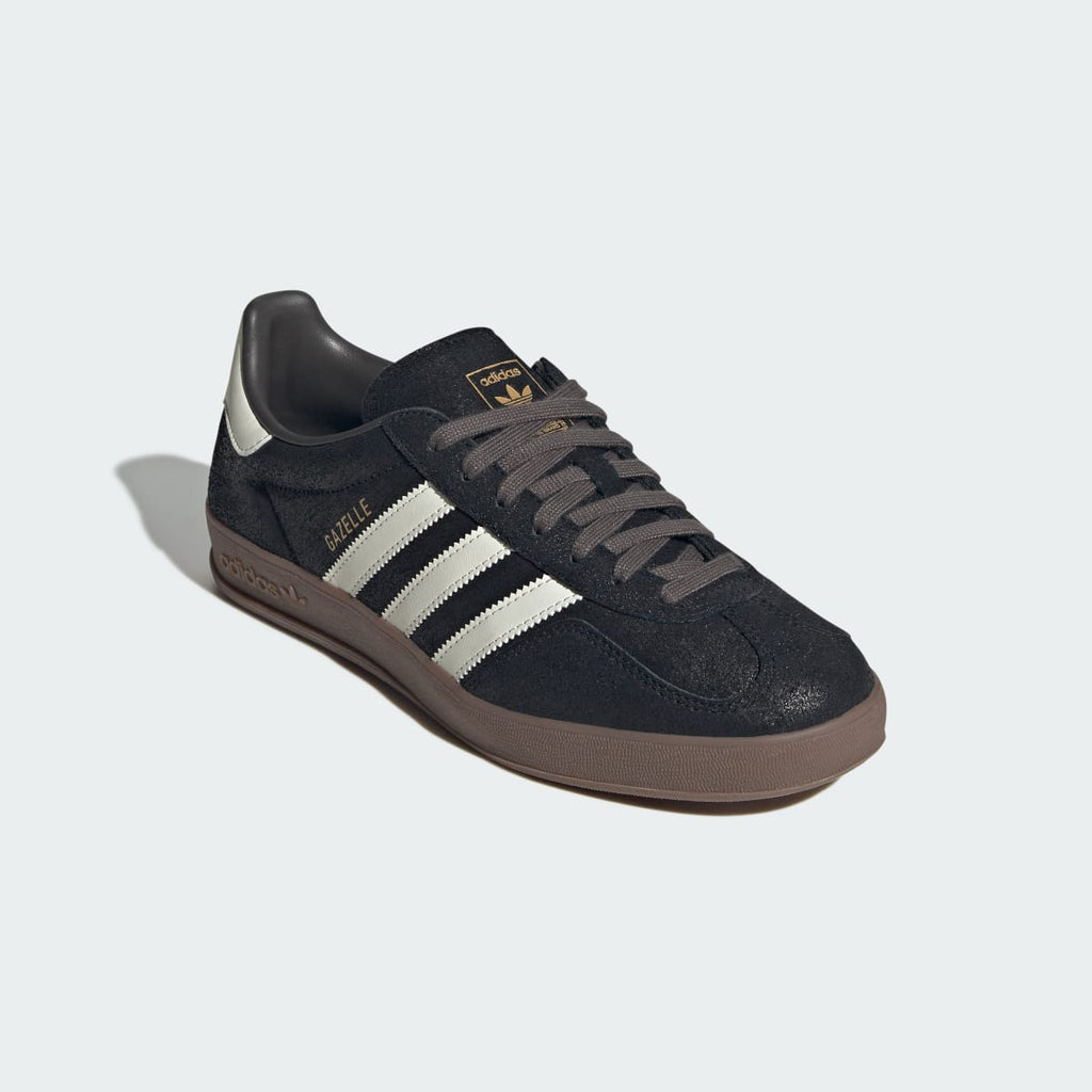 Adidas Men's GAZELLE INDOOR SHOES - Core Black / Off White / Cinder - Image 4