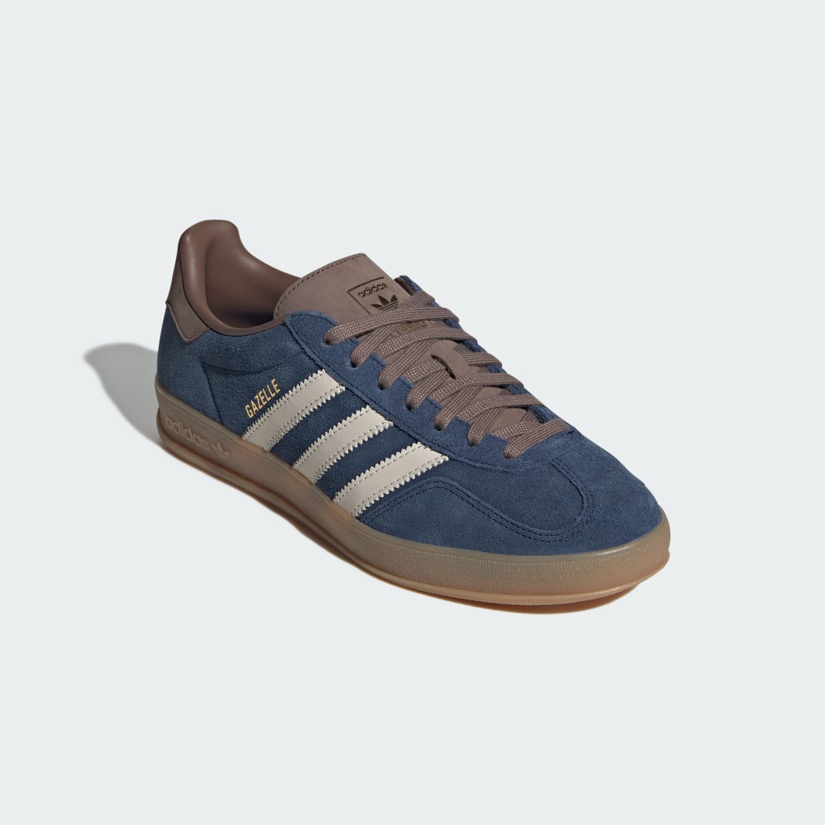 Adidas Men's GAZELLE INDOOR SHOES - Night Indigo / Off White / Earth Strata - Image 4