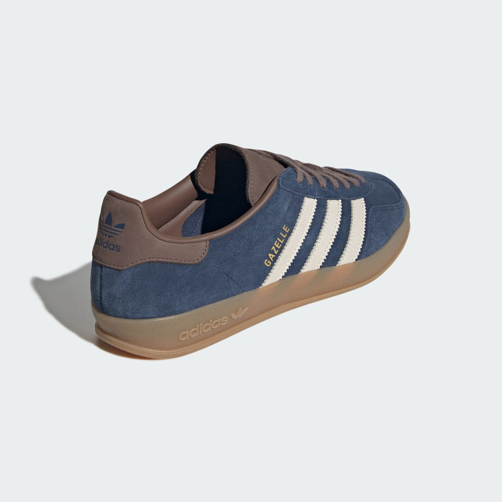 Adidas Men's GAZELLE INDOOR SHOES - Night Indigo / Off White / Earth Strata - Image 5