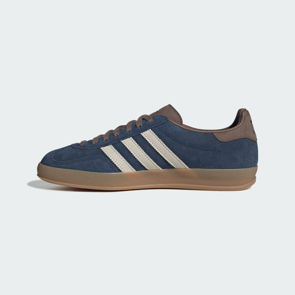 Adidas Men's GAZELLE INDOOR SHOES - Night Indigo / Off White / Earth Strata - Image 6