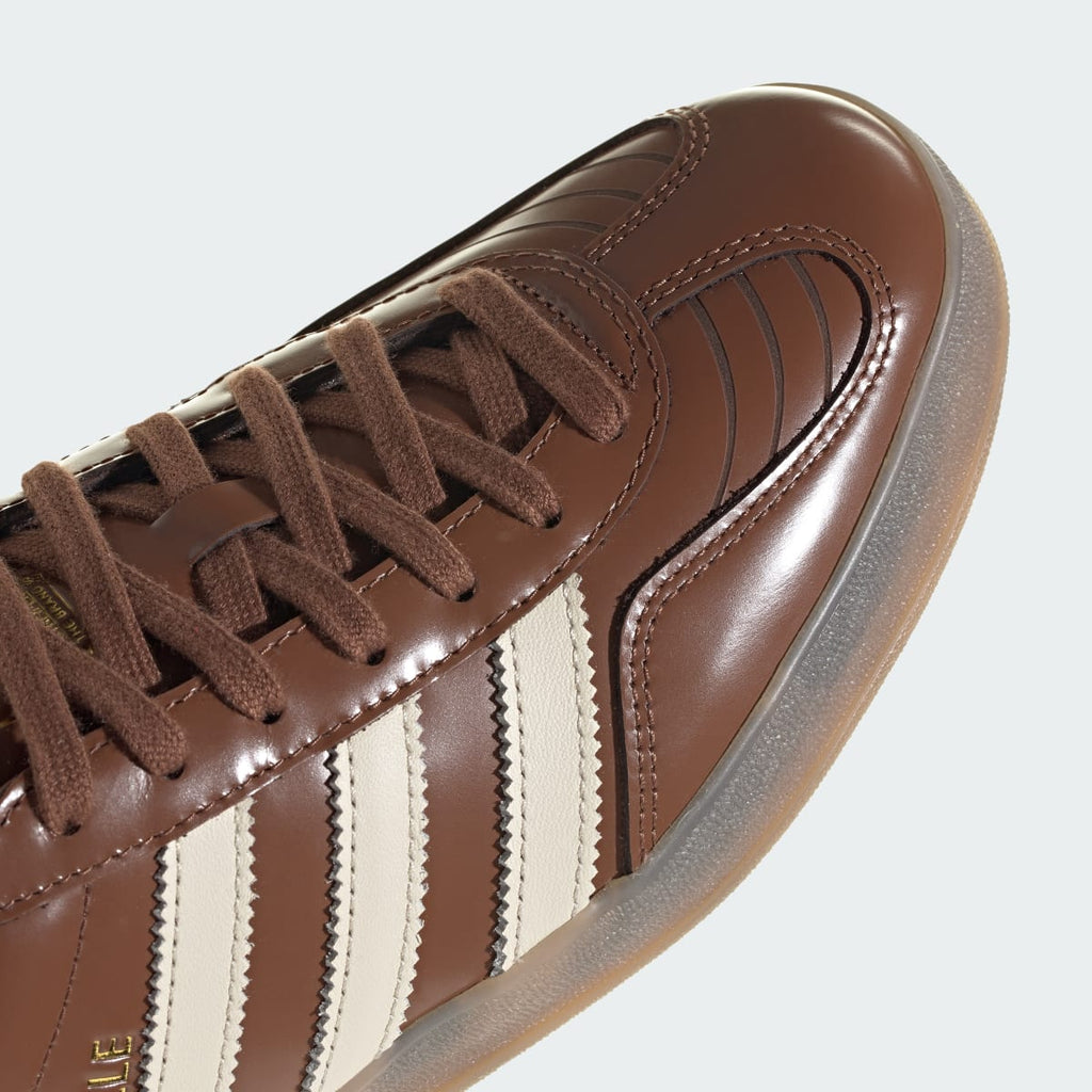 Adidas Men's GAZELLE INDOOR SHOES - Preloved Brown / Wonder White / Gum - Image 9