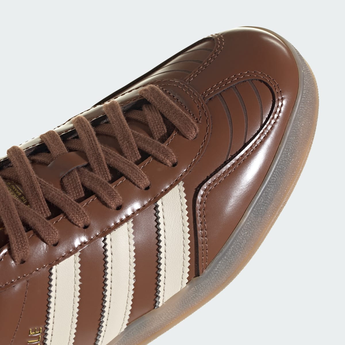Adidas Men's GAZELLE INDOOR SHOES - Preloved Brown / Wonder White / Gum - Image 9