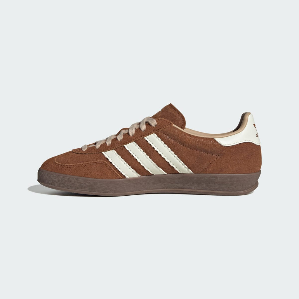 Adidas Women's GAZELLE INDOOR SHOES - Dusky Bronze / Off White / Magic Beige - Image 7