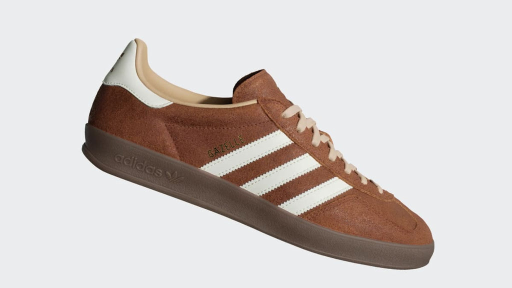 Adidas Men's GAZELLE INDOOR SHOES - Dusky Bronze / Off White / Magic Beige - Image 2