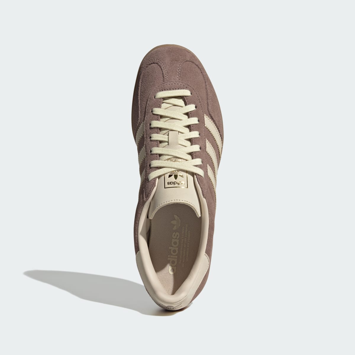 Adidas Men's GAZELLE INDOOR SHOES - Trace Brown / Warm Vanilla / Gum - Image 2