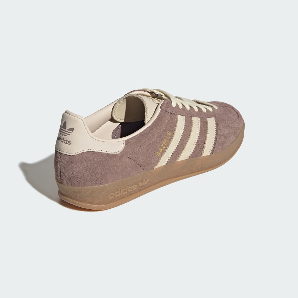 Adidas Men's GAZELLE INDOOR SHOES - Trace Brown / Warm Vanilla / Gum - Image 5