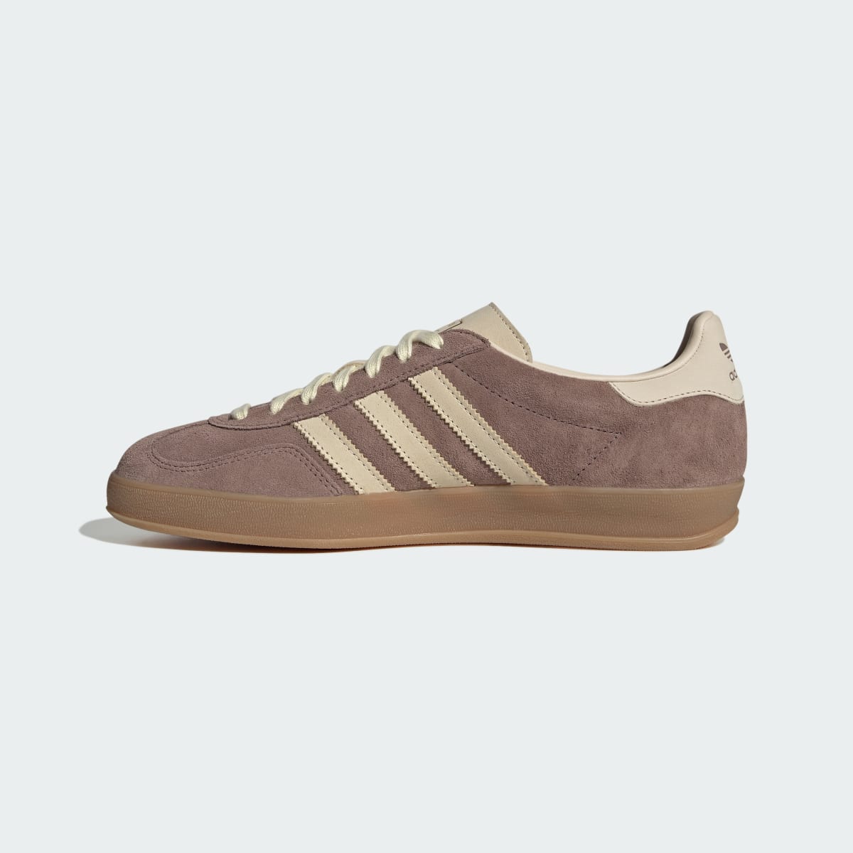 Adidas Men's GAZELLE INDOOR SHOES - Trace Brown / Warm Vanilla / Gum - Image 6