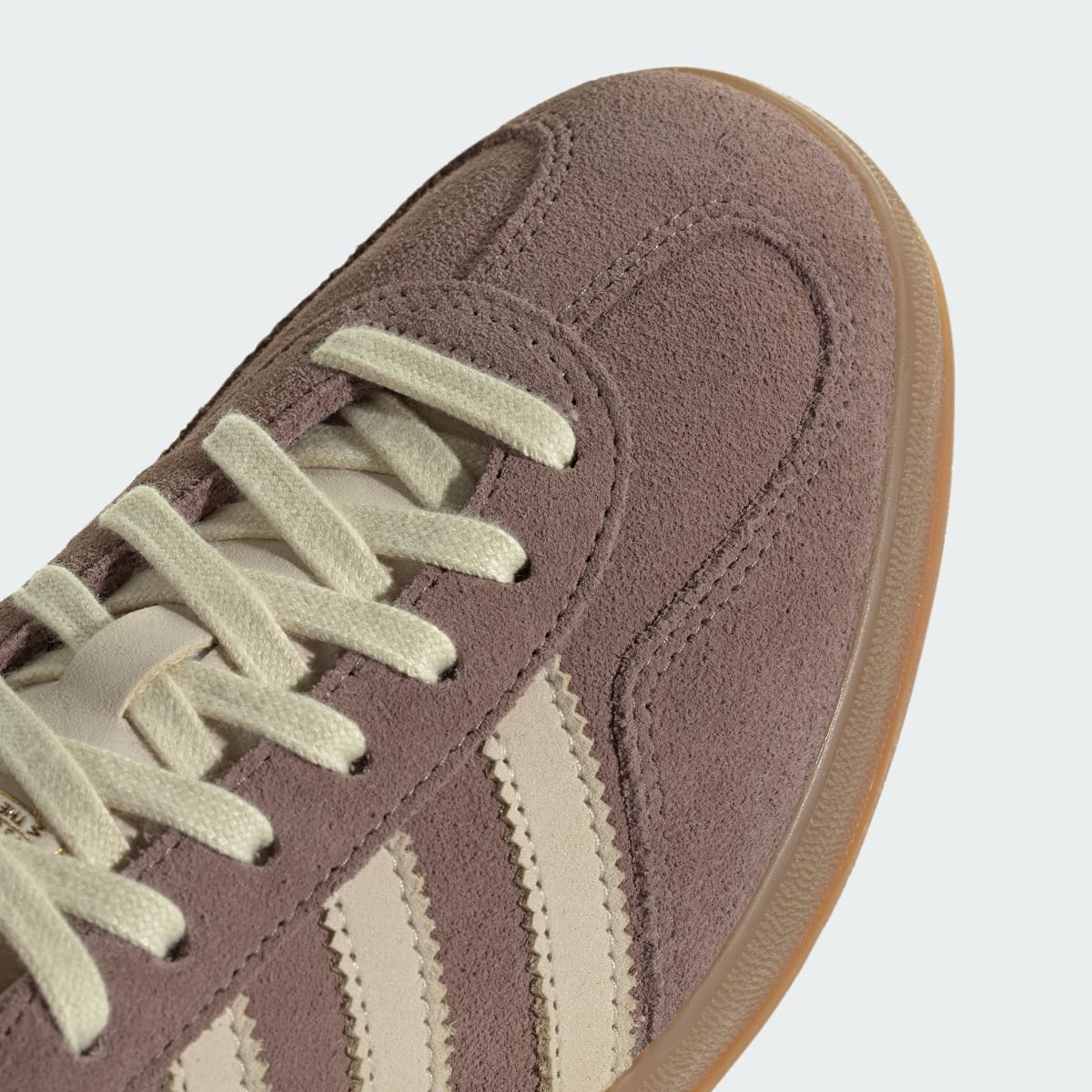 Adidas Men's GAZELLE INDOOR SHOES - Trace Brown / Warm Vanilla / Gum - Image 9
