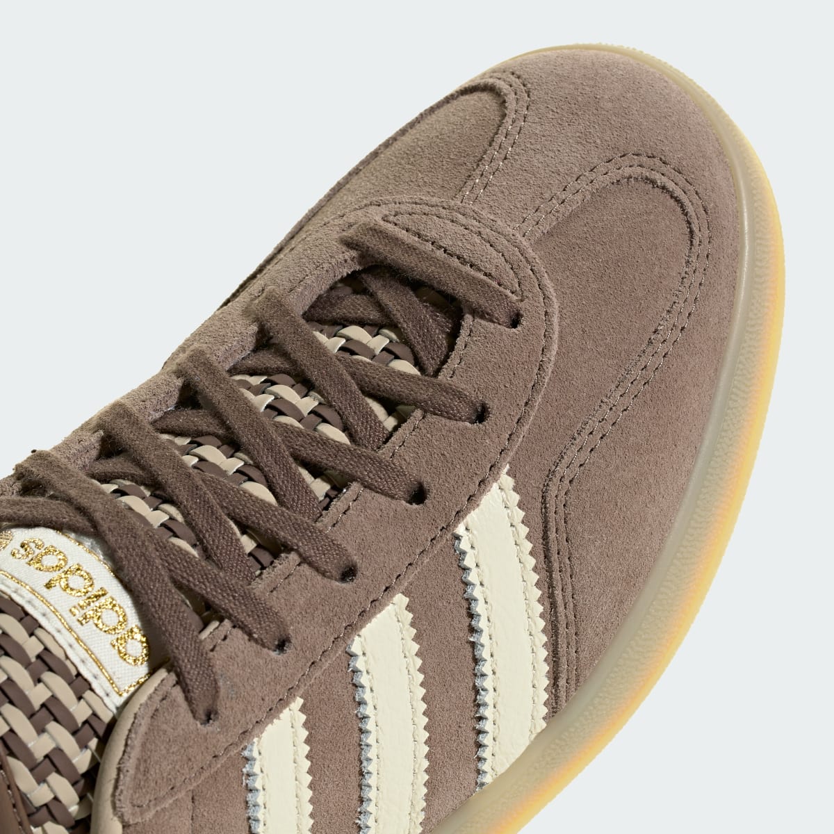 Adidas Women's GAZELLE INDOOR SHOES - Earth Strata / Off White / Khaki Three - Image 7