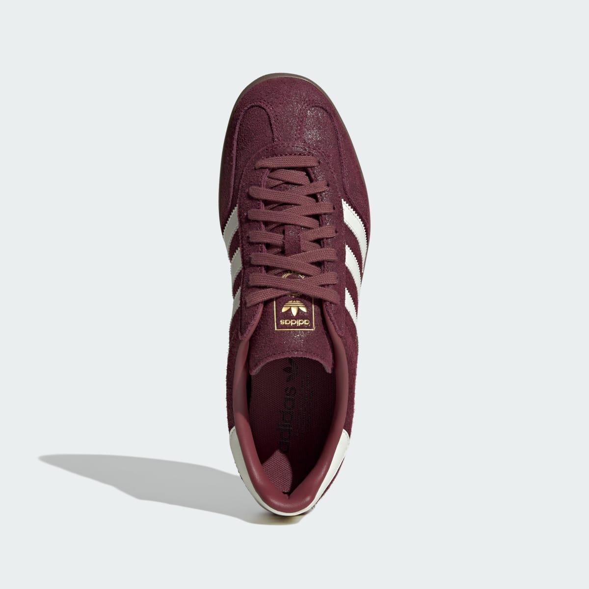 Adidas Women's GAZELLE INDOOR SHOES - Maroon / Off White / Burgundy - Image 3