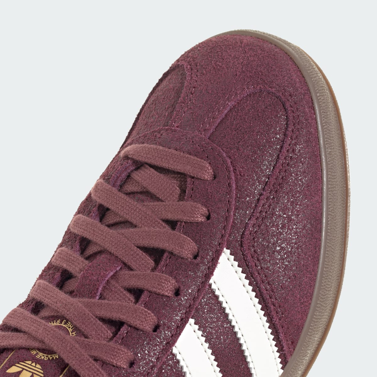 Adidas Women's GAZELLE INDOOR SHOES - Maroon / Off White / Burgundy - Image 9