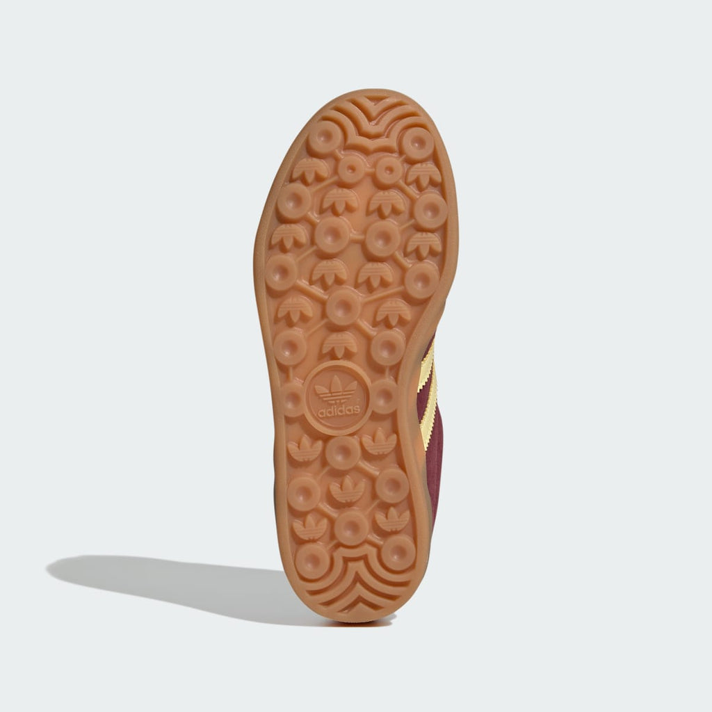 Adidas Kids' GAZELLE INDOOR SHOES - Maroon / Almost Yellow / Gold Metallic - Image 3