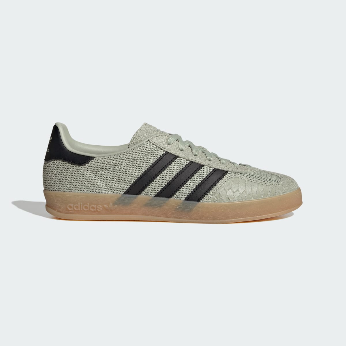 Adidas Women's GAZELLE INDOOR SHOES - Halo Green / Core Black / Gum - Image 1
