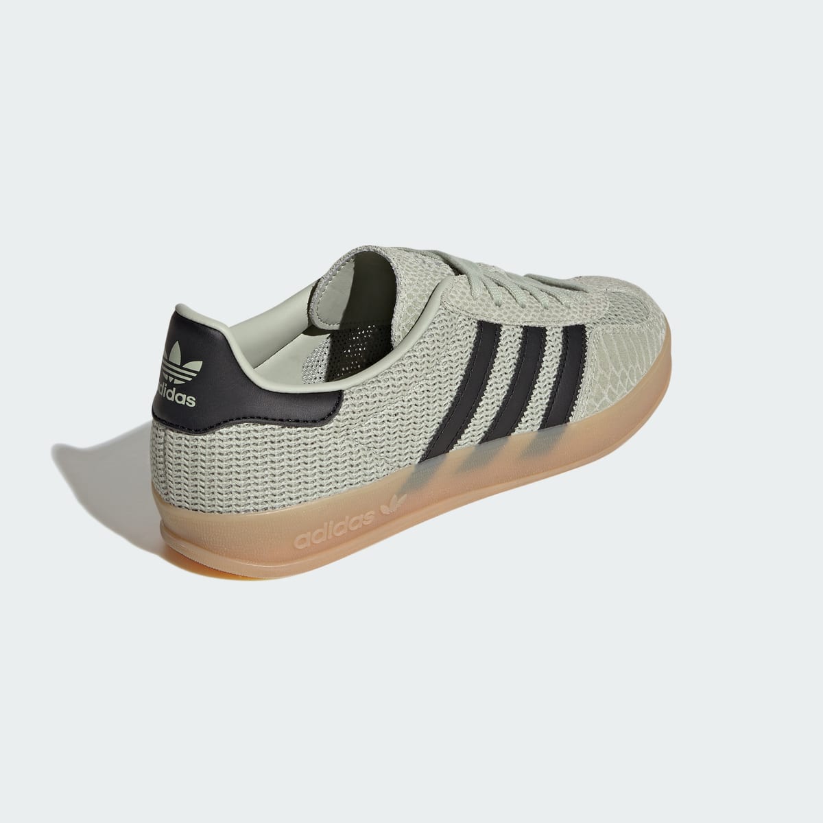 Adidas Men's GAZELLE INDOOR SHOES - Halo Green / Core Black / Gum - Image 5