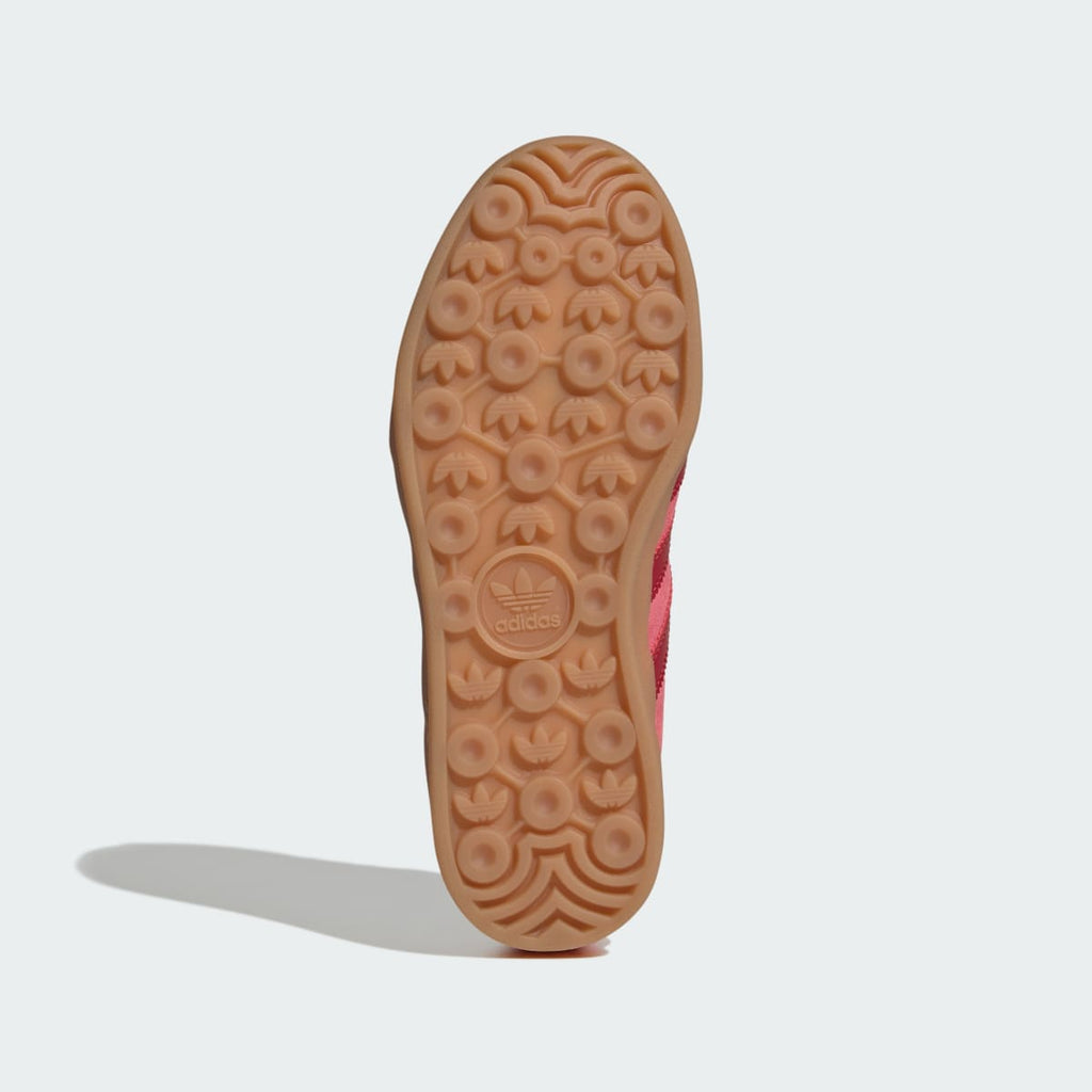 Adidas Kids' GAZELLE INDOOR SHOES - Lucid Pink / Team Victory Red / Gold Metallic - Image 3