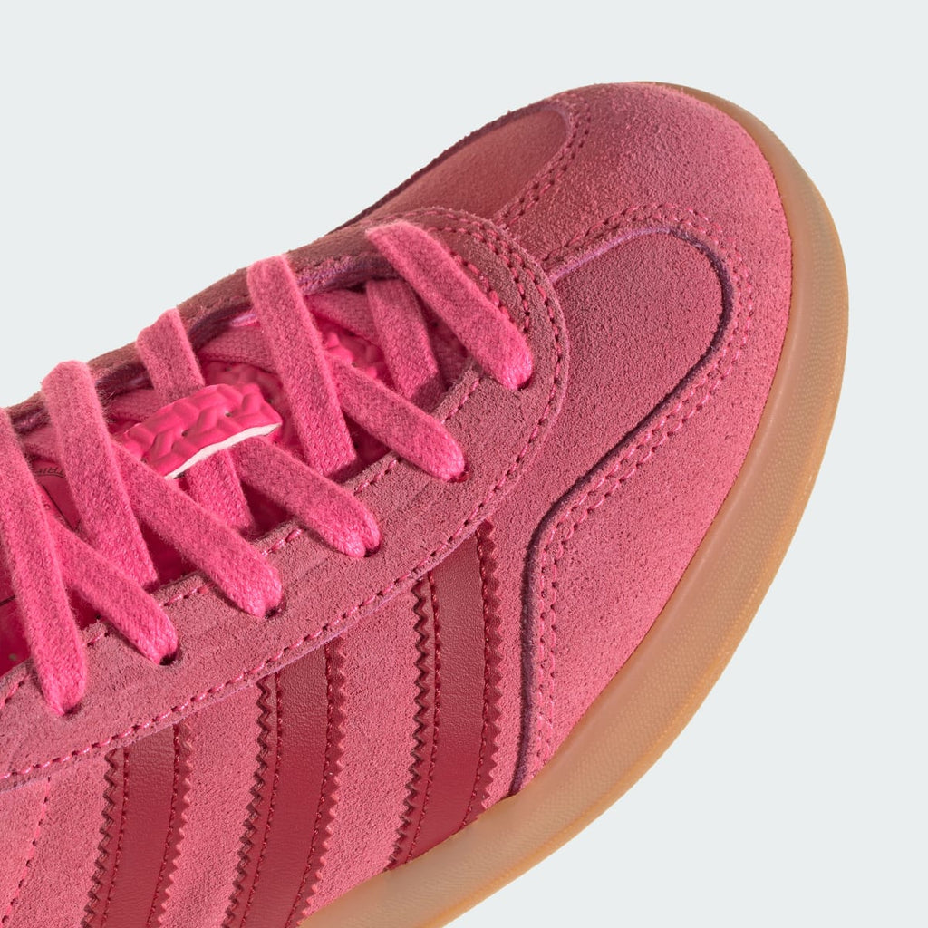 Adidas Kids' GAZELLE INDOOR SHOES - Lucid Pink / Team Victory Red / Gold Metallic - Image 8