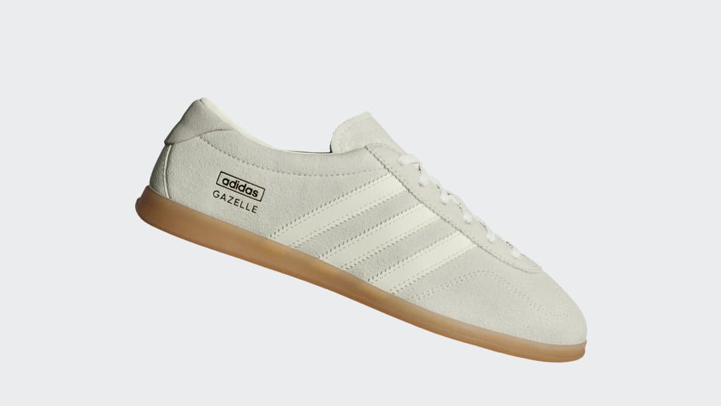 Adidas Women's GAZELLE LO PRO SHOES - Ivory / Off White / Gum - Image 2
