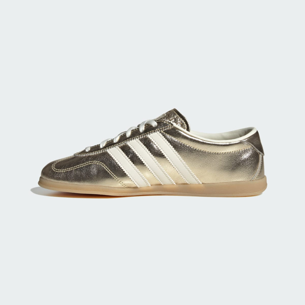 Adidas Women's GAZELLE LO PRO SHOES - Gold Metallic / Off White / Gum - Image 6