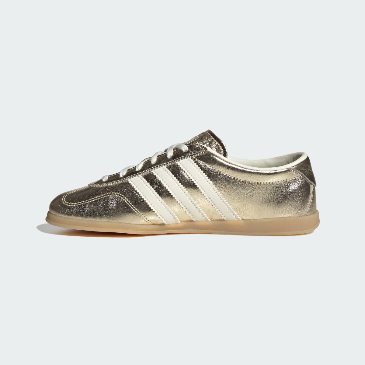 Adidas Women's GAZELLE LO PRO SHOES - Gold Metallic / Off White / Gum - Image 6