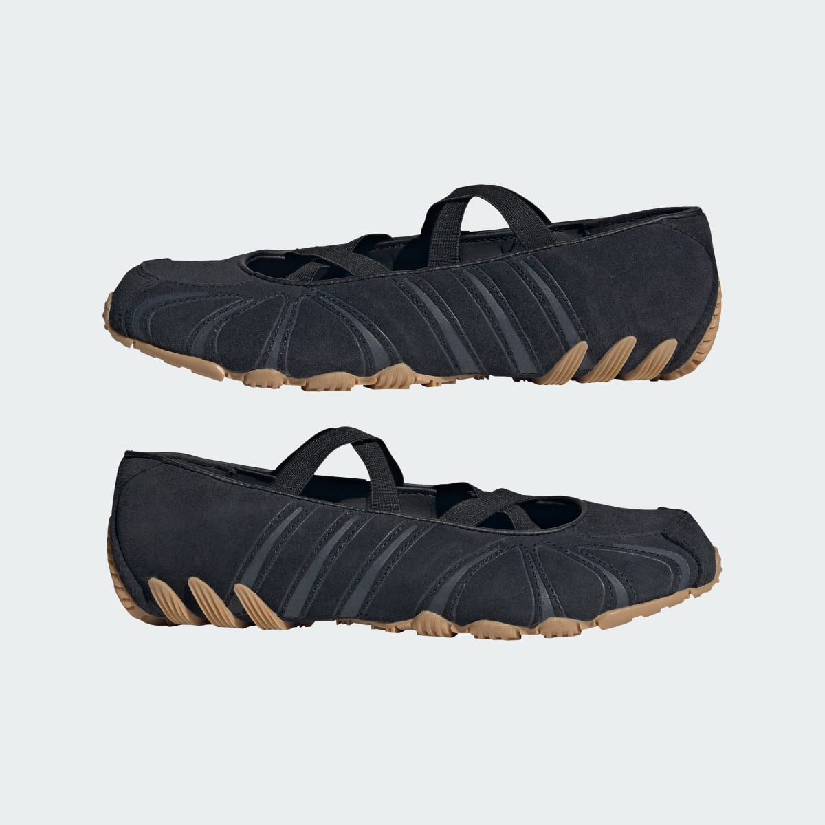 Adidas Women's GHOST SPRINT BALLET SHOES - Core Black / Core Black / Gum - Image 7
