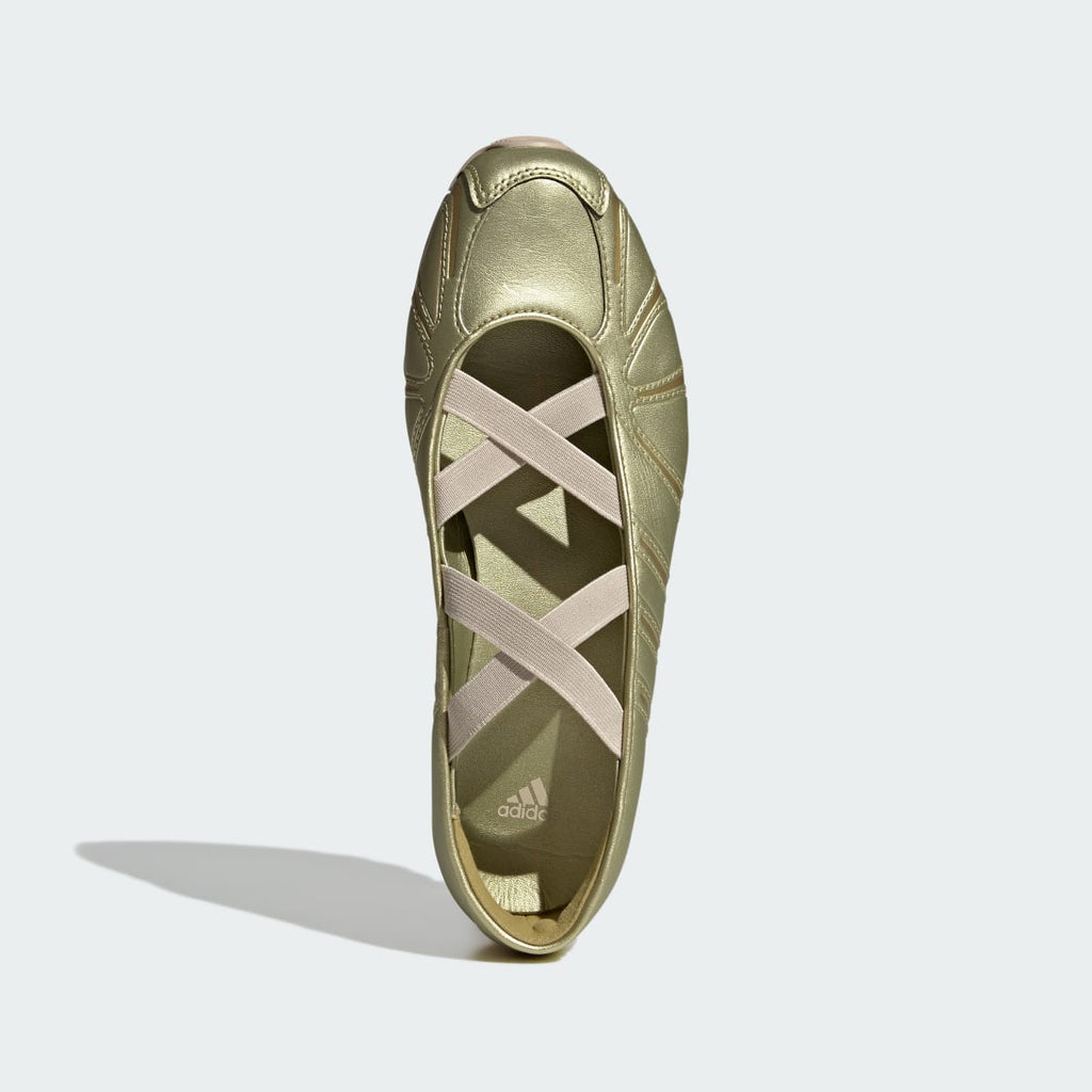 Adidas Women's GHOST SPRINT BALLET SHOES - Gold Metallic / Gold Metallic / Crystal Linen - Image 2
